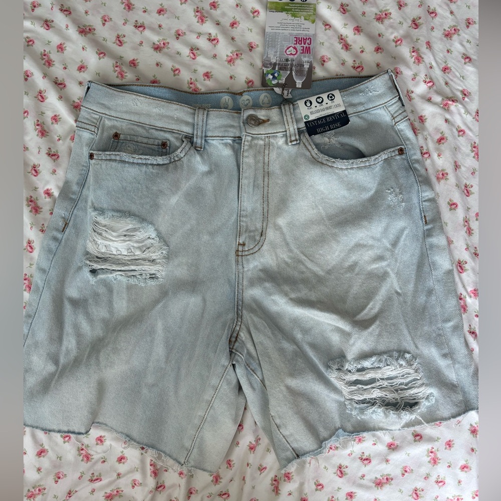 Denim shorts